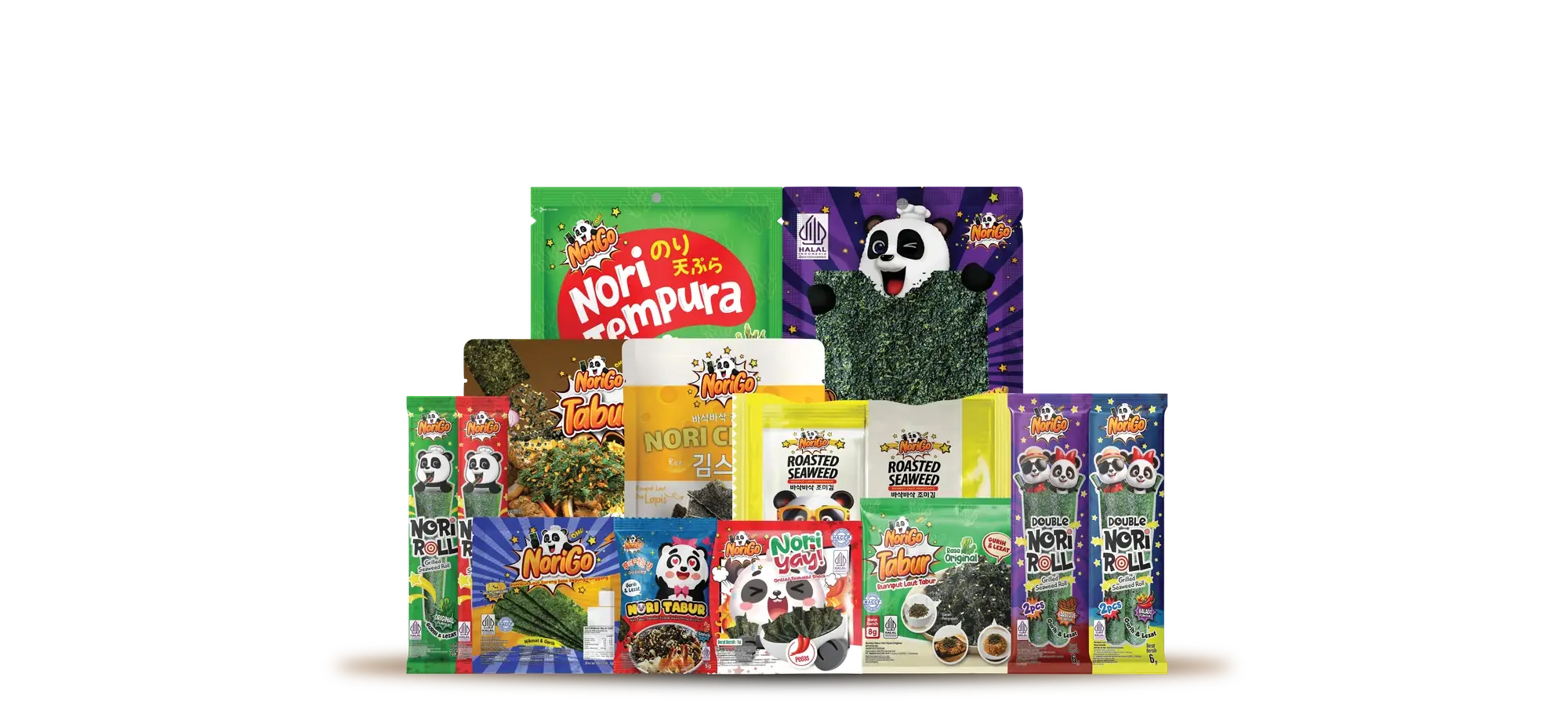 Norigo seaweed snack range