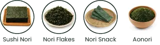 Sushi Nori, Nori Flakes, Nori Snack, Aonori